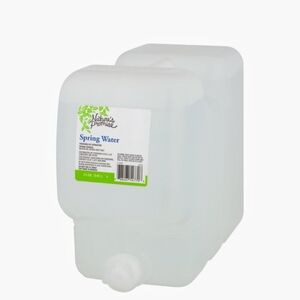 Free with $15 Purchase - Spring Water Dispenser Sturdy White Plastic 2.5 Gallons